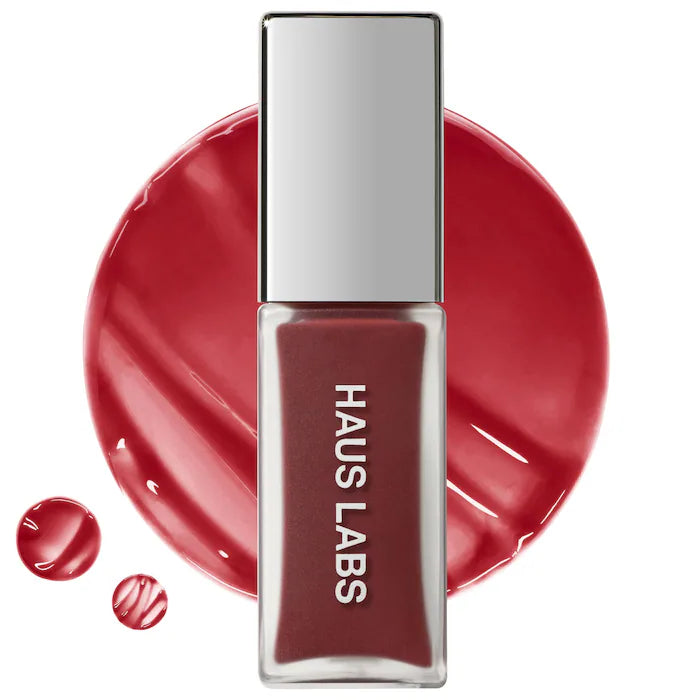 HAUS Labs PhD Hybrid Lip Glaze Plumping Gloss : Persimmon