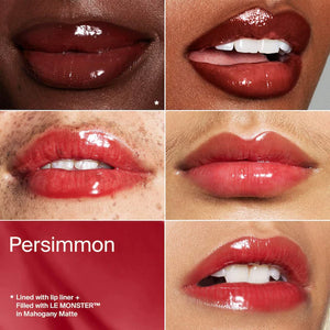 HAUS Labs PhD Hybrid Lip Glaze Plumping Gloss : Persimmon