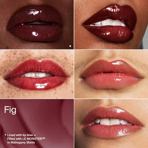 HAUS Labs PhD Hybrid Lip Glaze Plumping Gloss : Fig