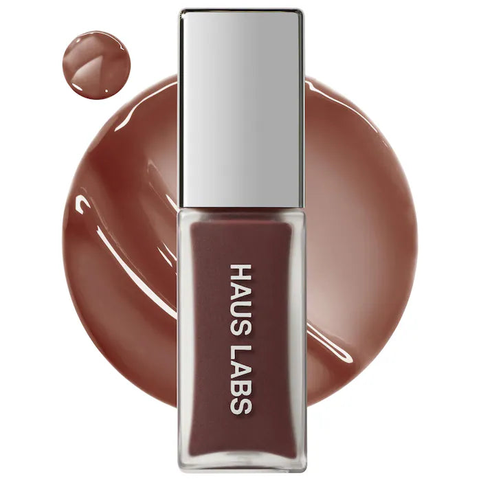 HAUS Labs PhD Hybrid Lip Glaze Plumping Gloss : Cocoa