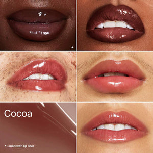 HAUS Labs PhD Hybrid Lip Glaze Plumping Gloss : Cocoa