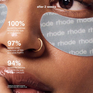 Rhode : Peptide Eye Prep Depuffing Eye Patches - 6 pairs