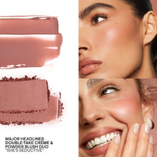 Load image into Gallery viewer, Patrick Ta : Mini Must-Have Major Headlines Double-Take Crème &amp; Powder Blush Duo Set