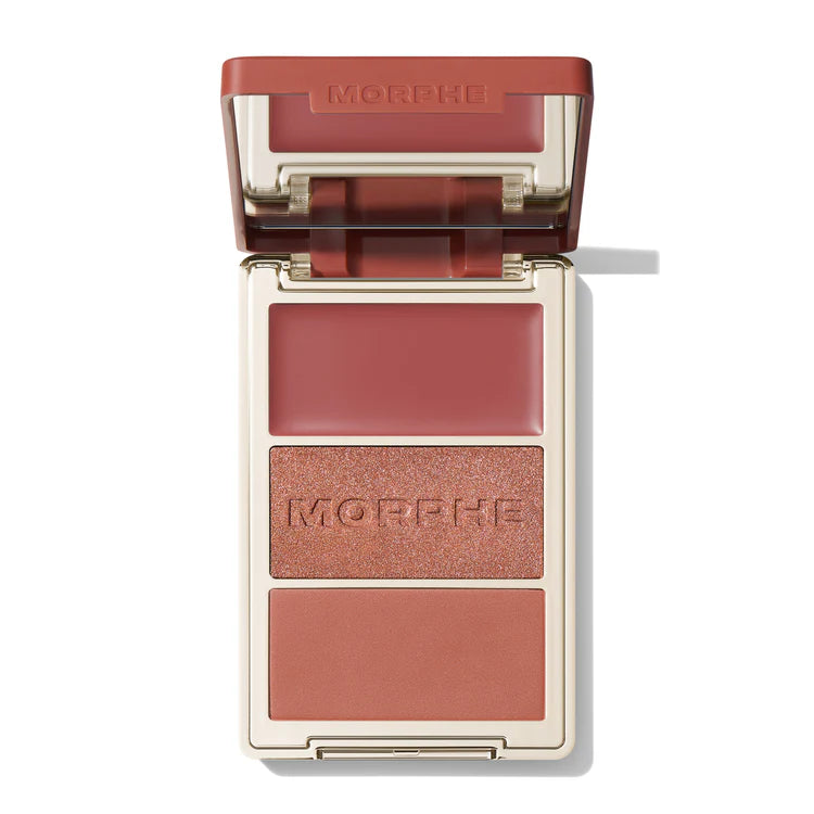 Morphe Cheek Thrills Multi-Finish Trio : Private Island