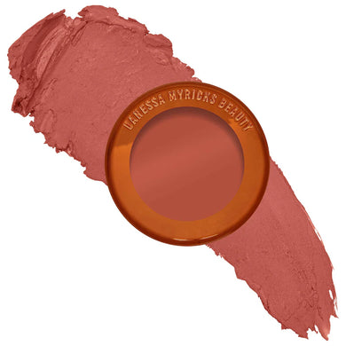 Danessa Myricks Beauty Blurring Balm Powder Flushed Matte Color for Cheek & Lip : Rosé N Brunch