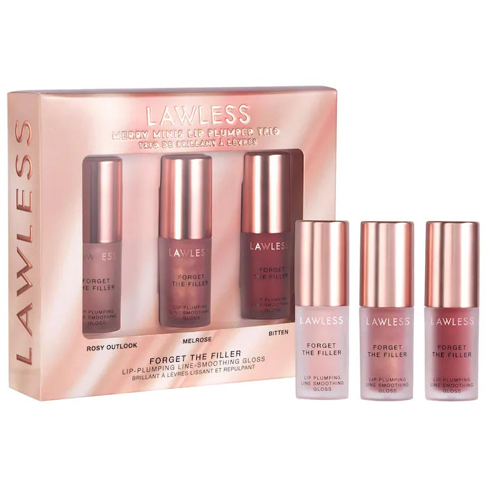 Lawless Beauty : Merry Minis Lip Plumper Gloss Trio Set