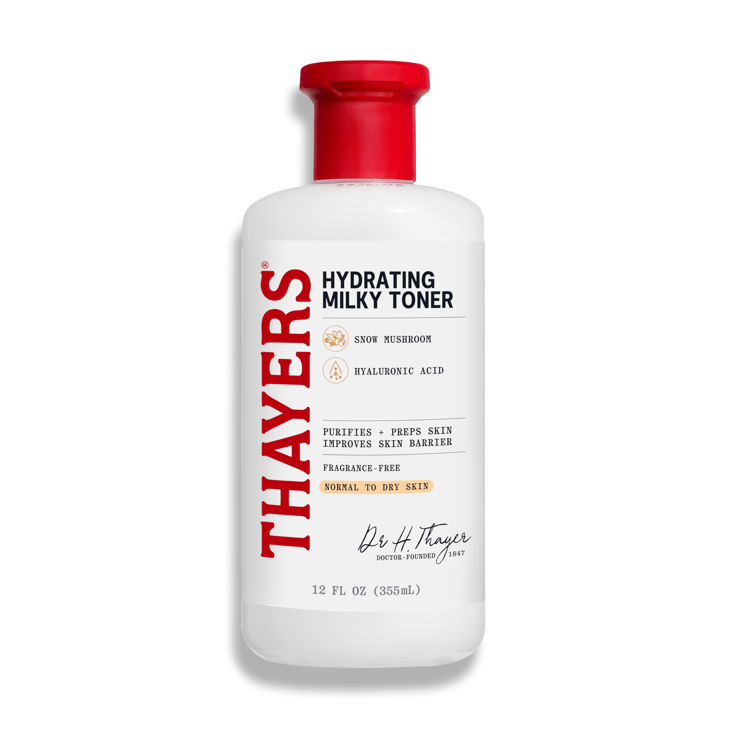 Thayers Skincare : Milky Face Toner with Mushroom and Hyaluronic Acid 355ml