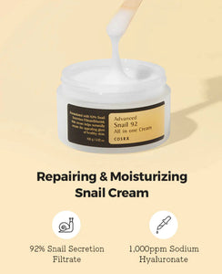 COSRX Skincare : Advanced Snail 92 All In One Cream 100g