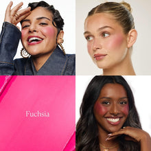 Load image into Gallery viewer, BASMA Beauty The Hydrating Long-wearing Cream Blush : Fuchsia
