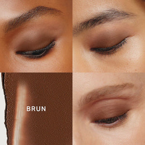 Merit Beauty Solo Shadow Cream-to-Powder Soft Matte Eyeshadow : Brun