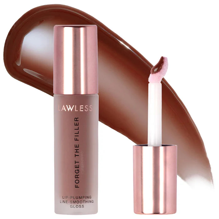 Lawless Beauty Forget The Filler Lip Plumper Line Smoothing Gloss : Maple Sugar