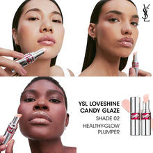 Load image into Gallery viewer, YSL Beauty Candy Glaze Lip Gloss Stick : 02 Healthy Glow Plumper