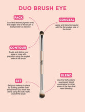 Load image into Gallery viewer, DIBS Beauty : Dual Ended All in One Eye Brush
