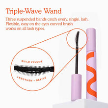 Load image into Gallery viewer, Tower28 Beauty MakeWaves Lengthening + Curling Mascara : Drift (Brown)