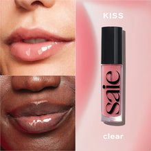 Load image into Gallery viewer, Saie Beauty Glossybounce™ High-Shine Hydrating Lip Gloss Oil : Kiss