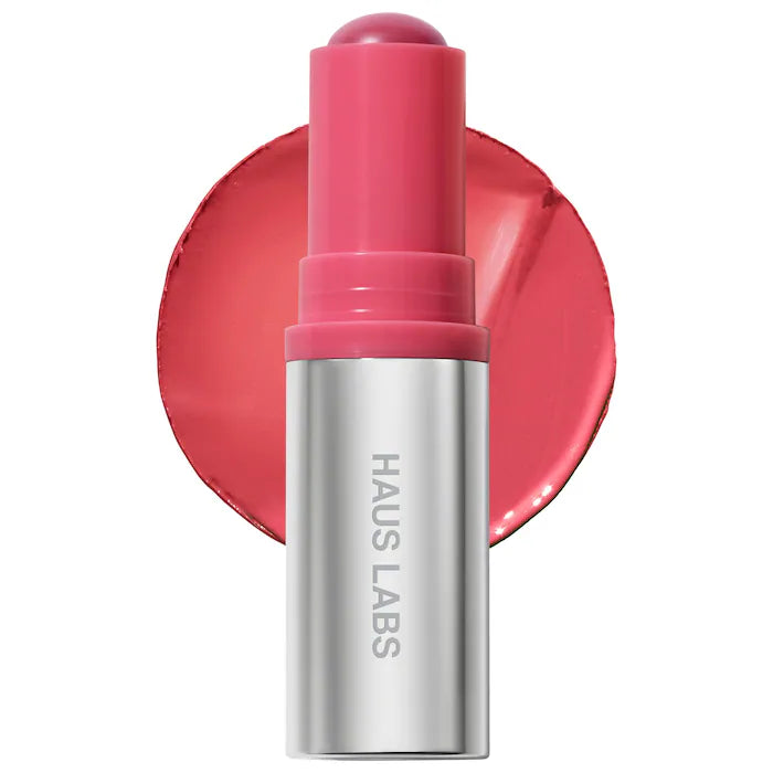 HAUS Labs Color Fuse Glassy Blush Balm Stick : Glassy Rosette