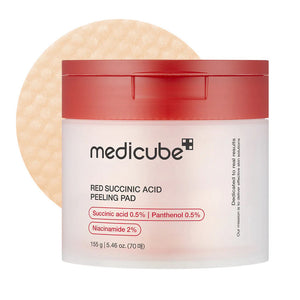 Medicube Skincare : Red Succinic Acid - 70 pads