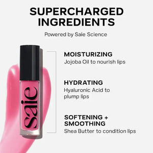 Saie Beauty Glossybounce™ High-Shine Hydrating Lip Gloss Oil : Dip