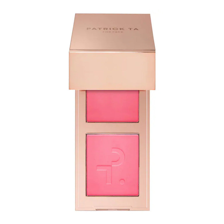 Patrick Ta Mini Major Headlines Double-Take Crème & Powder Blush Duo : She’s That Girl