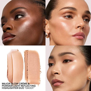 Patrick Ta Major Glow Crème & Powder Light Reflecting Translucent Highlighter Duo : Daddy