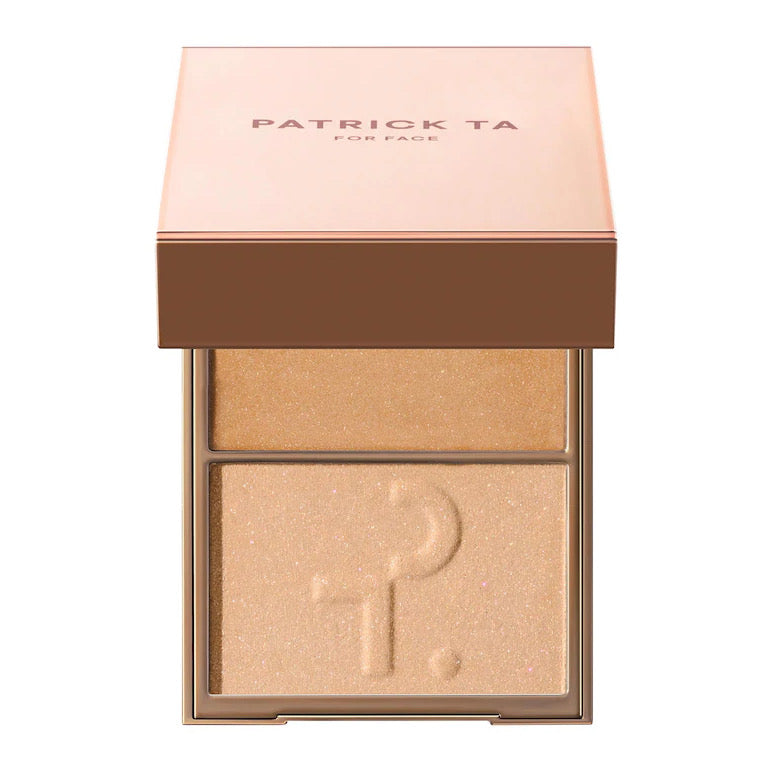 Patrick Ta Major Glow Crème & Powder Light Reflecting Translucent Highlighter Duo : Sugar