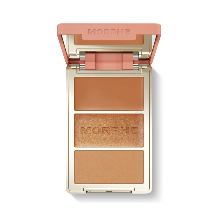 Morphe Cheek Thrills Multi-Finish Face Trio : Sunset Swim