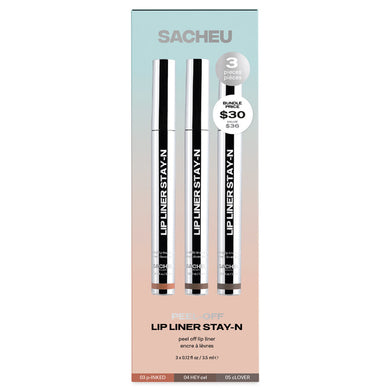 Sacheu Beauty Lip Liner Stay-N : Deep Bundle