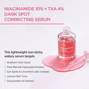 Anua Skincare : Niacinamide 10% + TXA 4% Serum