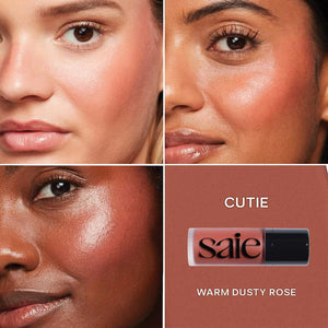 Saie Beauty Dew Liquid Cheek Blush : Cutie