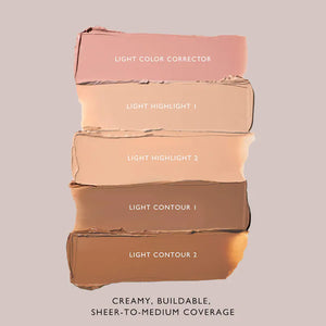 m.ph by Mary Phillips Underpainting Face Highlight & Contour Palette : Light