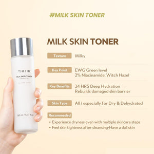 TIRTIR Beauty : Milk Skin Toner 150ml