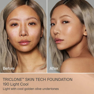 HAUS Labs Triclone Skin Tech Medium Coverage Foundation with Fermented Arnica : 190 Light Cool