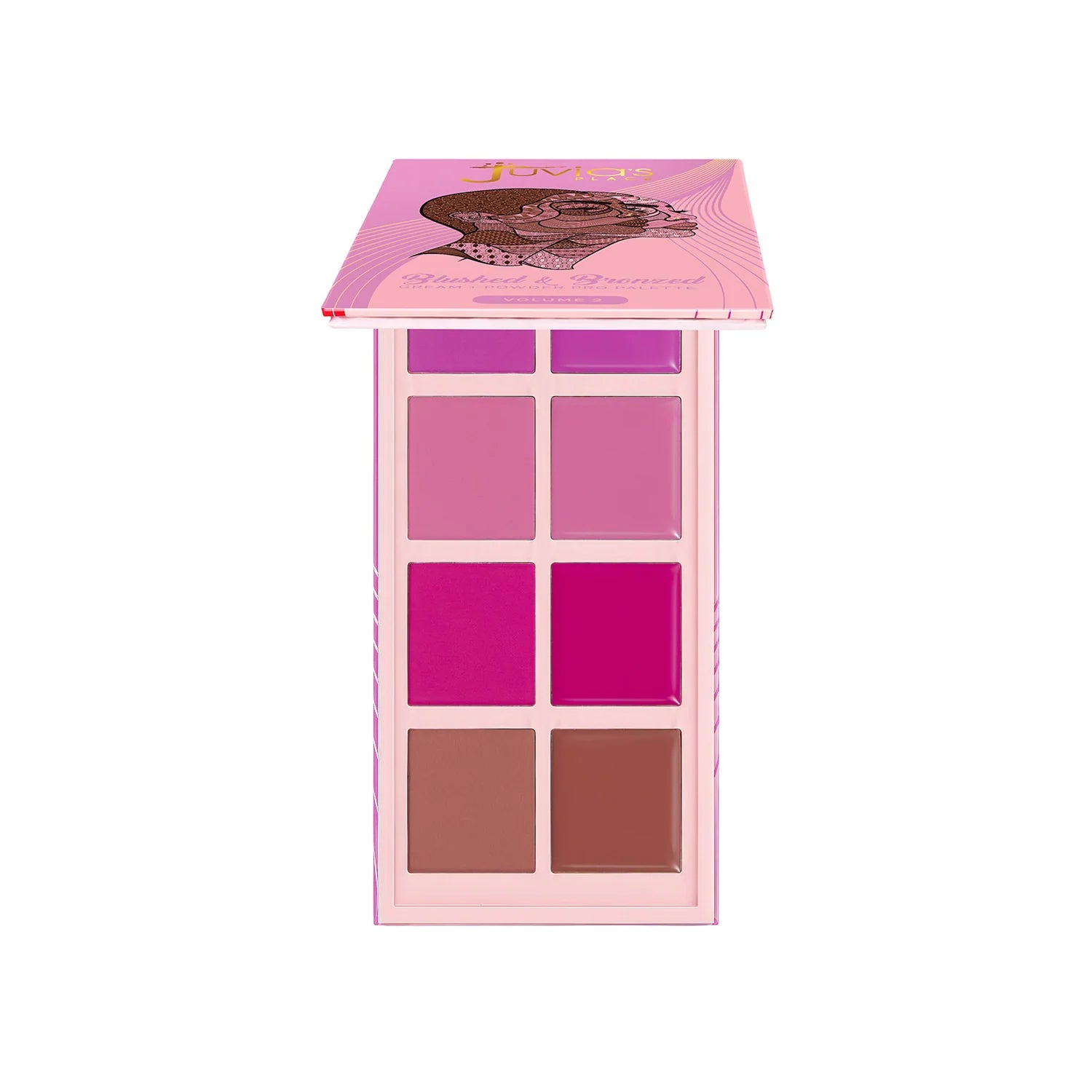 Juvia’s Place Blushed & Bronzed Cream+Powder Pro Palette : Volume 2