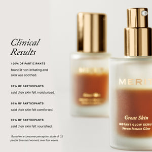 MERIT Beauty : Great Skin Instant Glow Serum with Niacinamide and Hyaluronic Acid 50ml