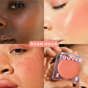 Tower28 Beauty BeachPlease Lip + Cheek Cream Blush : Rush Hour